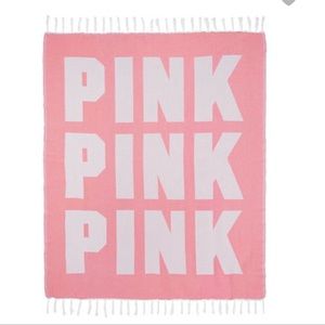 NWT PINK Beach Blanket - 50x60